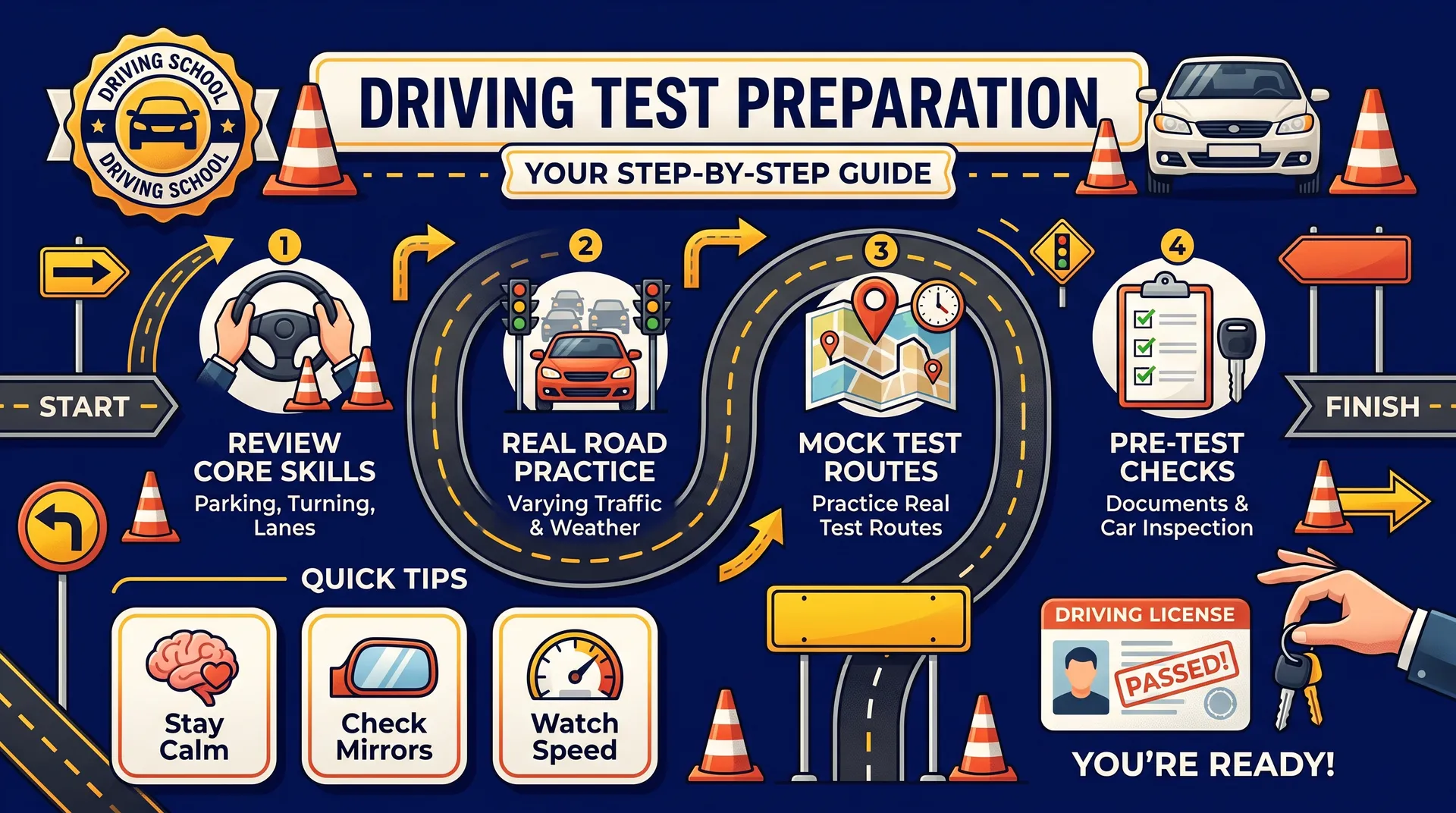 improve driving test score