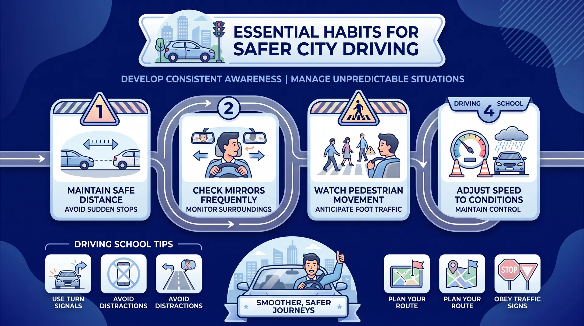 urban driving tips Texas