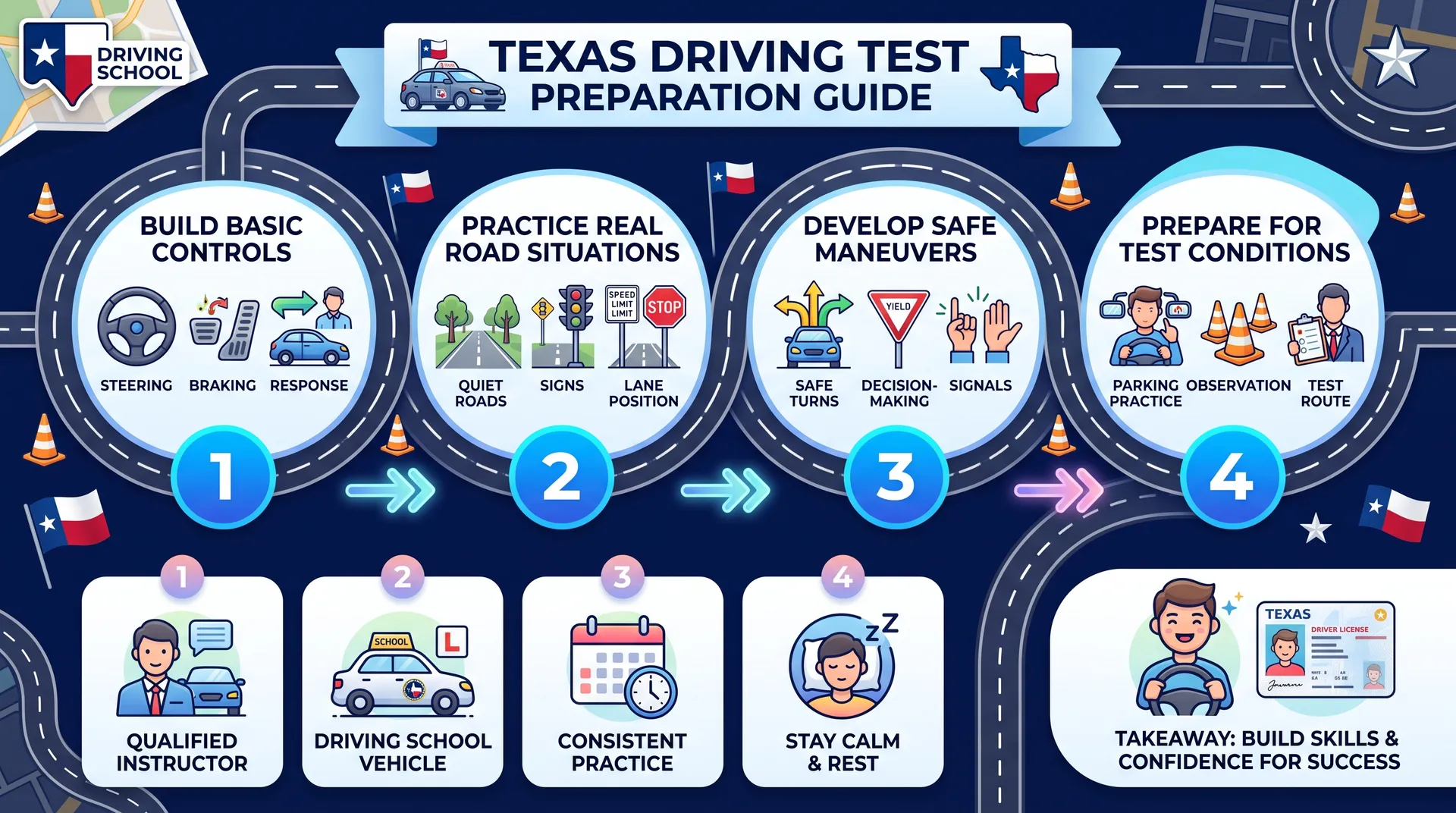 new driver practice locations