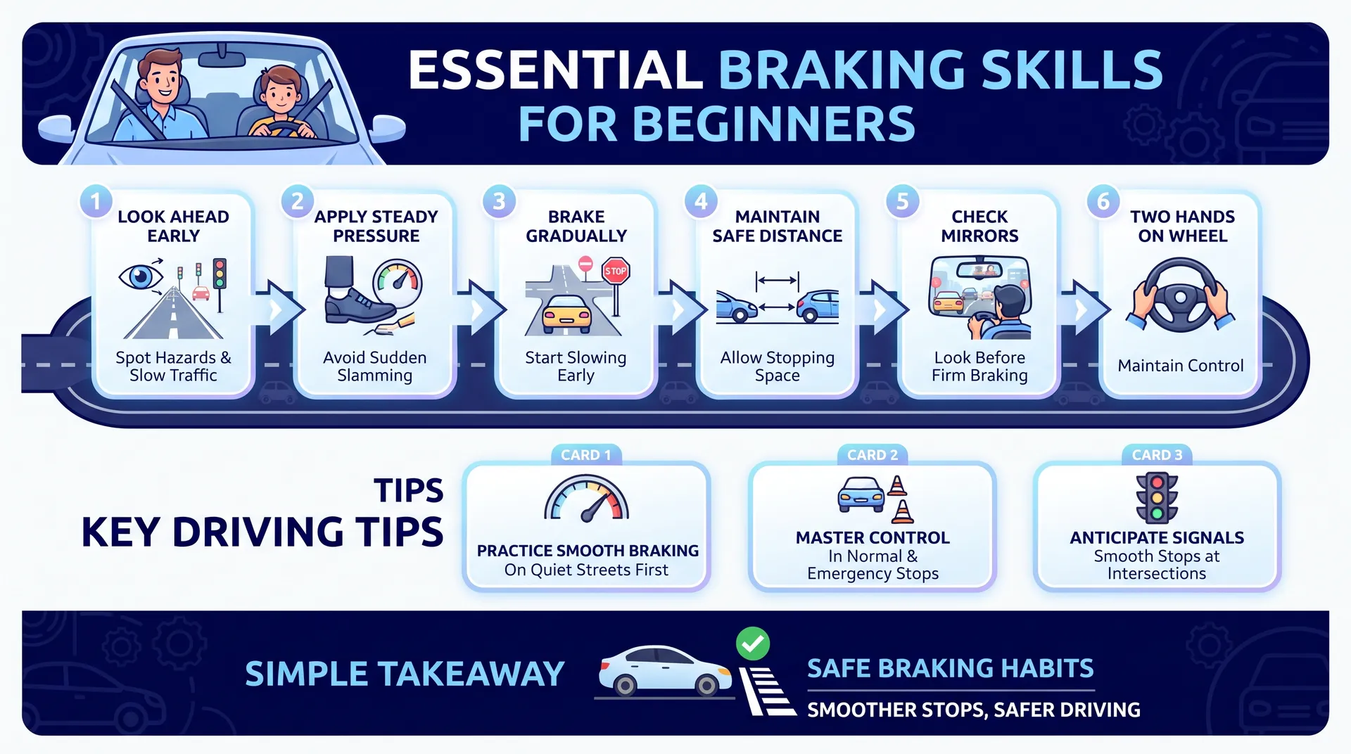 smooth braking techniques
