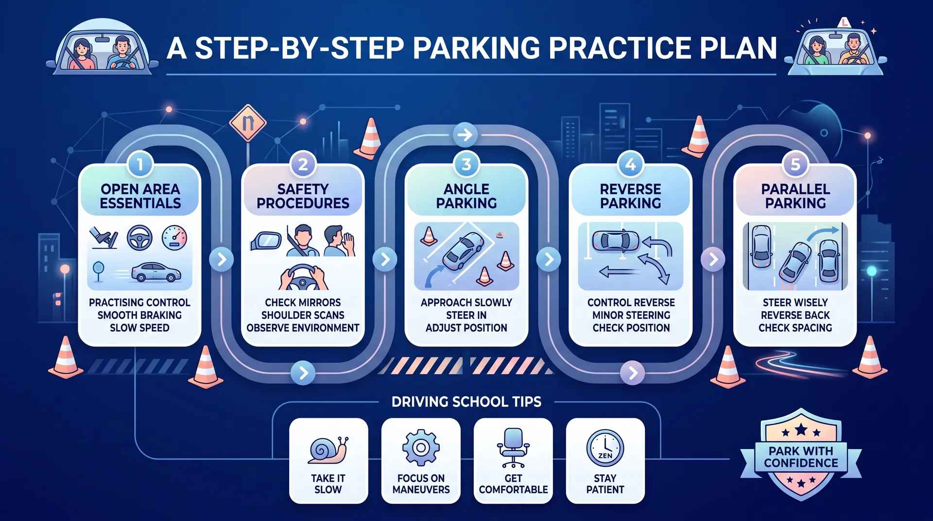 parking skills for new drivers