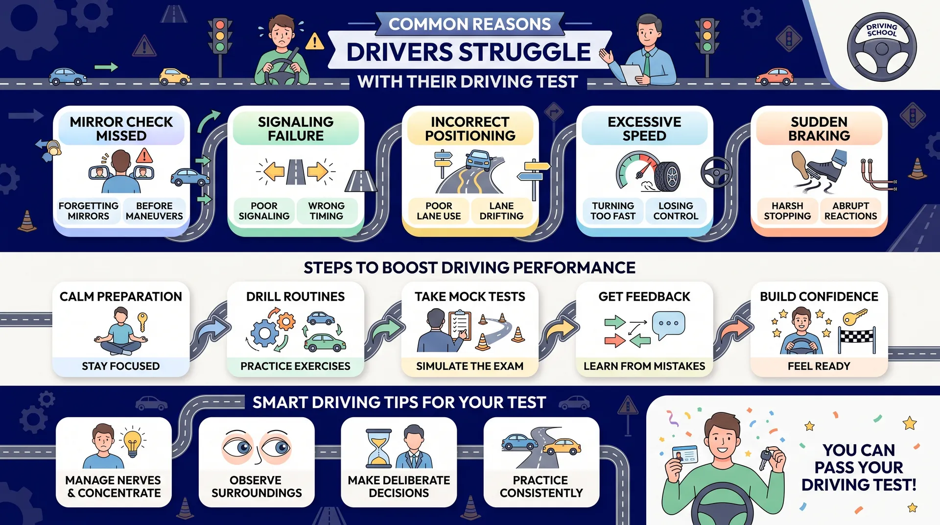 driving test tips Irving TX